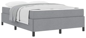 Cama Box Cinza claro, Preto 140 x 200 cm