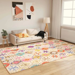 vidaXL Tapete lavável antiderrapante 190x300 cm multicor