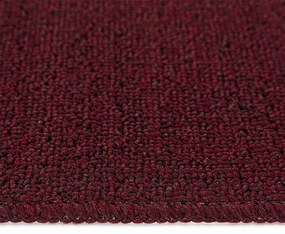 Tapetes de Escada vidaXL com Fundo de Látex Bordeaux 25x60 cm