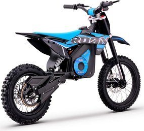 Mini moto elétrica para crianças velocidade até 50 km/h C/Limitador 907 2000W 48V 13Ah Litio Azul