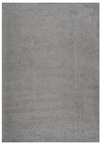 vidaXL Tapete shaggy de pelo alto 140x200 cm cinza