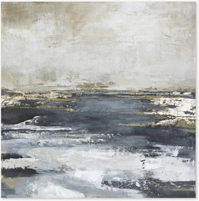 Quadro em tela pintado à mão Blue Bay