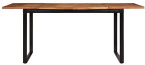 Mesa de jantar 180x90x75 cm madeira de acácia maciça