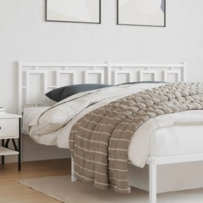 Cabeceira de cama 180 cm metal branco