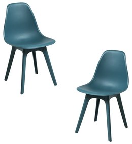 Pack 2 Cadeiras Kelen Suprym - Verde-azulado