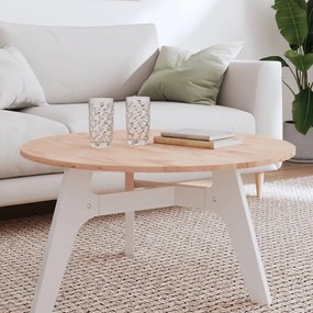 vidaXL Tampo de mesa redondo Ø80x1,5 cm madeira de faia maciça