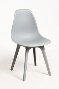 Pack 6 Cadeiras Kelen Suprym - Cinza claro