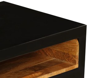 Móvel de TV em madeira de mangueira maciça 120x30x50 cm