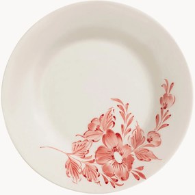 Prato de pequeno-almoço pintado à mão Whimsical Rose