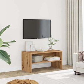 vidaXL Móvel de TV 80x40x40 cm derivados de madeira carvalho artisiano