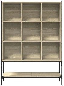 Estante 102x30x141,5 cm derivados de madeira carvalho sonoma