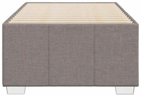 Estrutura cama sem colchão 100x200 cm tecido cinza-acastanhado