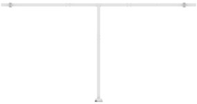Toldo automático independente 600x300 cm laranja e castanho