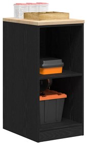 vidaXL Armário de arrumação de garagem Preto 40x51x85 cm