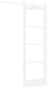 Conjunto de Porta Deslizante com Ferragens vidaXL Branco 73.5x211 cm M