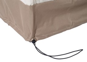 Capa protetora  para banco 2-3 cobertura de móveis quadrados Proteção de jardim ao ar livre impermeável contra chuva e sol 152x87x59 / 79cm tecido 600