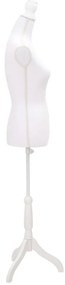 Busto manequim de senhora branco