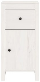 Aparador 40x35x80 cm madeira de pinho maciça branco