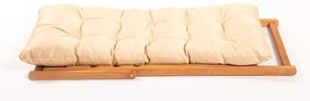 Conjunto de Mesa e Cadeiras de Jardim My005 – Castanho Creme – 40x40x4