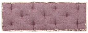 vidaXL Almofadão para sofá de paletes 120x40x7 cm bordô