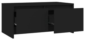 Mesa de centro 90x50x41,5 cm derivados de madeira preto