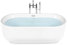 Banheira autónoma em acrílico branco 170 x 80 cm PINEL Beliani