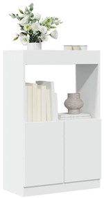 Armário alto 63x33x100 cm derivados de madeira branco
