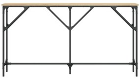 Mesa consola 140x23x75 cm derivados de madeira carvalho sonoma