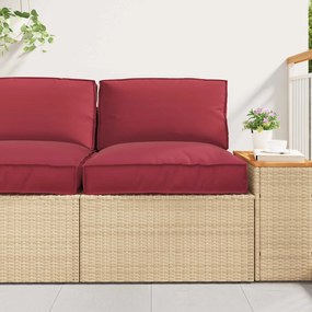 vidaXL Conjunto de Almofadas para Palete 2 pcs Cinzeto Tecido Oxford