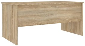 Mesa de centro102x50,5x46,5cm madeira processada carvalho sonoma