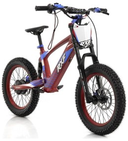 Bicicleta elétrica infantil 500W Roan RXF Evo Racing 18" Vermelho
