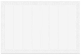 Conjunto de Jantar de Jardim 7 pcs Branco Rattan / Vime