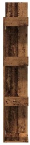 Estante 48x25,5x140 cm contraplacado madeira velha