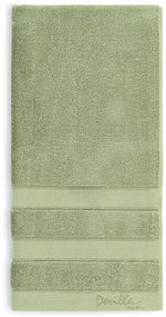 Toalhas 100% algodão 550 gr./m2 - Tinta organica - Bordado Devilla Home: Green 1 Toalha 70x130 cm + 1 Toalha 50x95 cm + 1 Toalha 30x50 cm