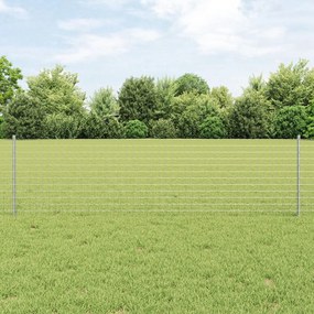 Postes de Cerca 11 pcs Canal U 60 cm Aço Galvanizado