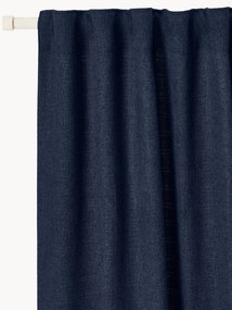 Cortinas opacas multi-banda Jensen, conjunto de 2, L 130 cm