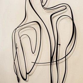 Acessório Decorativo de Parede Apt594 – Preto – 34 x 61 cm