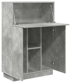 Mesa Cinza Concreto Cinza concreto Madeira engenheirada Padrão