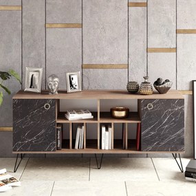 Console Lorenz – Walnut Black – 180x78,6x44,8 cm