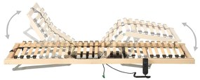 Estrado de ripas elétrico com 28 ripas 7 zonas 70x200 cm