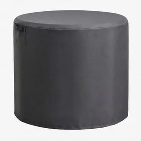 Capa Protetora Para Mesa De Jardim Redonda Otley Cinza Antracite & Ø105 Cm - Sklum