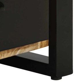 Mesa de cabeceira 40x30x50 cm madeira maciça manga áspera