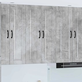 vidaXL Armário de Cozinha Cinzento 60 x 31 x 100 cm Madeira processada