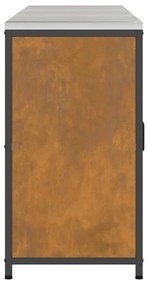 Conjunto de Armazenamento de Cozinha 3 pcs Ferro Enferrujado