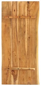 Tampo p/ móvel toucador WC 140x52x3,8 cm madeira acácia maciça
