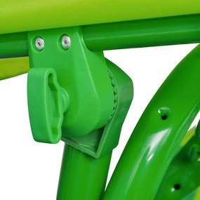 Banco baloiço para crianças verde