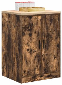 vidaXL Armário de arrumação de garagem Carvalho fumado 60x51x85 cm
