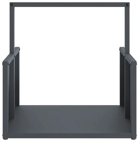 Suporte para lenha 40x40x40 cm aço laminado a frio antracite