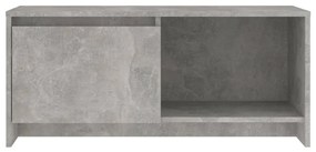 Móvel de TV 90x35x40 cm derivados de madeira cinza-cimento