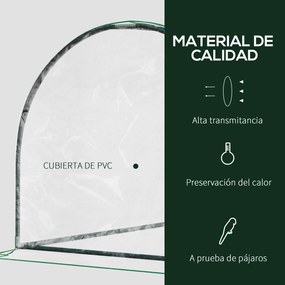 Estufa 200x100x80cm para Jardim Terraço Cultivo de Plantas Estufa com